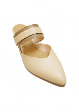 YARA HEELS IVORY BROWN YARA HEELS IVORY BROWN